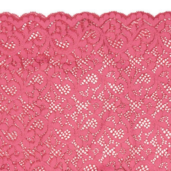 VS S High-Rise Thong Panty NWT Athena Lace Pink Floral Lace Sexy Romantic Pink - Picture 13 of 14